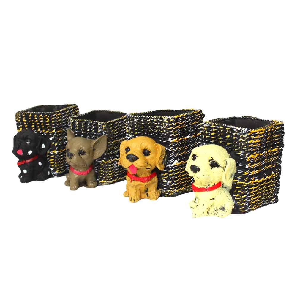 Dog Pen Stand Showpiece 4.25 Inch ( 11 cm )