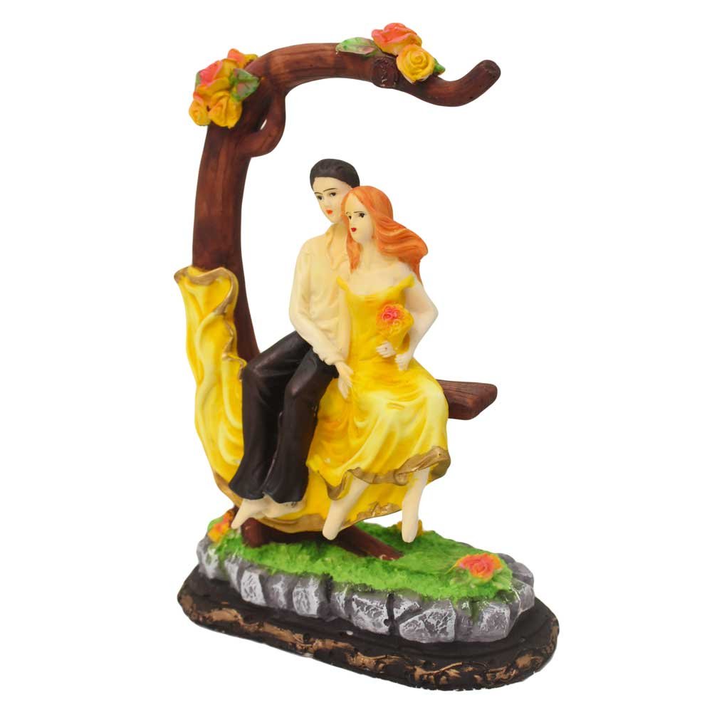 Dali Couple Statue Gift Showpiece 11 Inch ( 28 cm )