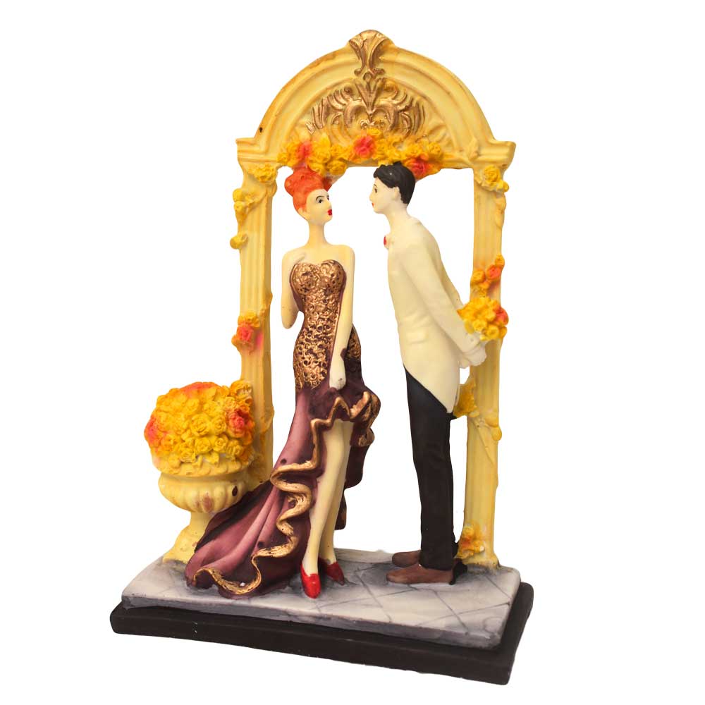 Frame Couple Statue Gift Showpiece 10 Inch