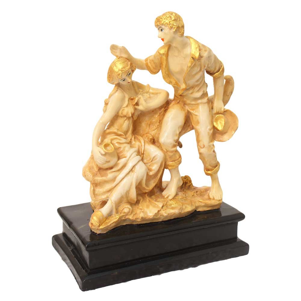 Decorative Couple Statue 10.5 Inch ( 27 cm )