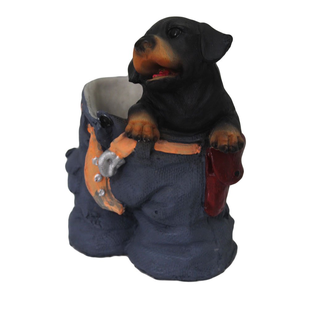 Puppy Pen Stand Showpiece 5.5 Inch ( 14 cm )