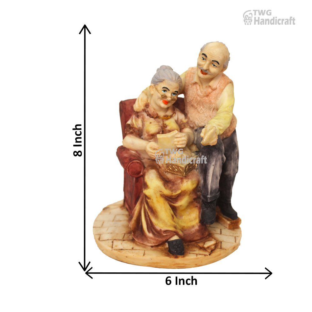 Indian Cultural Statue Manufacturers in Chennai | Dada Dadi Old Couple