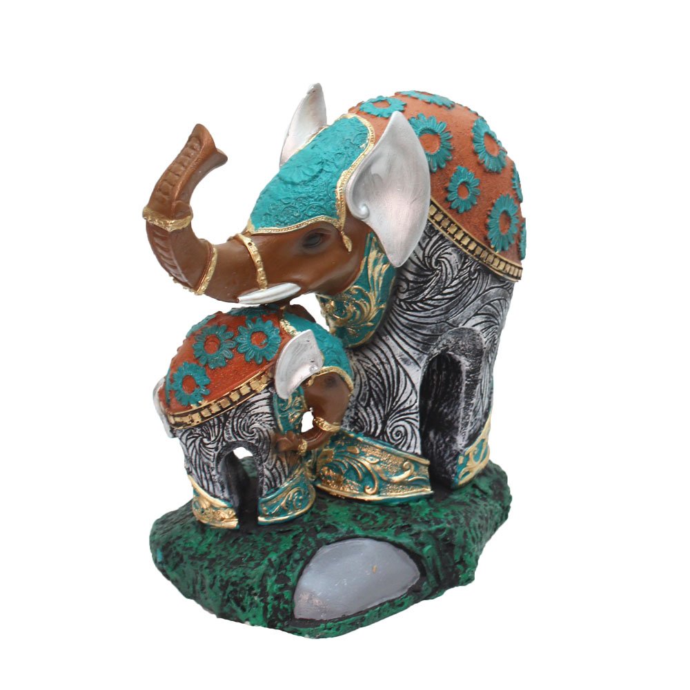 Artistic Elephant Statue Showpiece 8.5 Inch ( 22 cm )