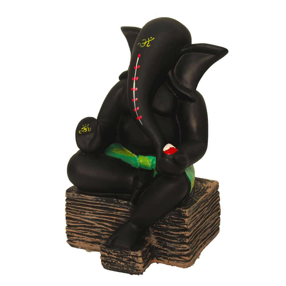 Antique Lord Ganesha Murti Statue 9 Inch ( 23 cm )