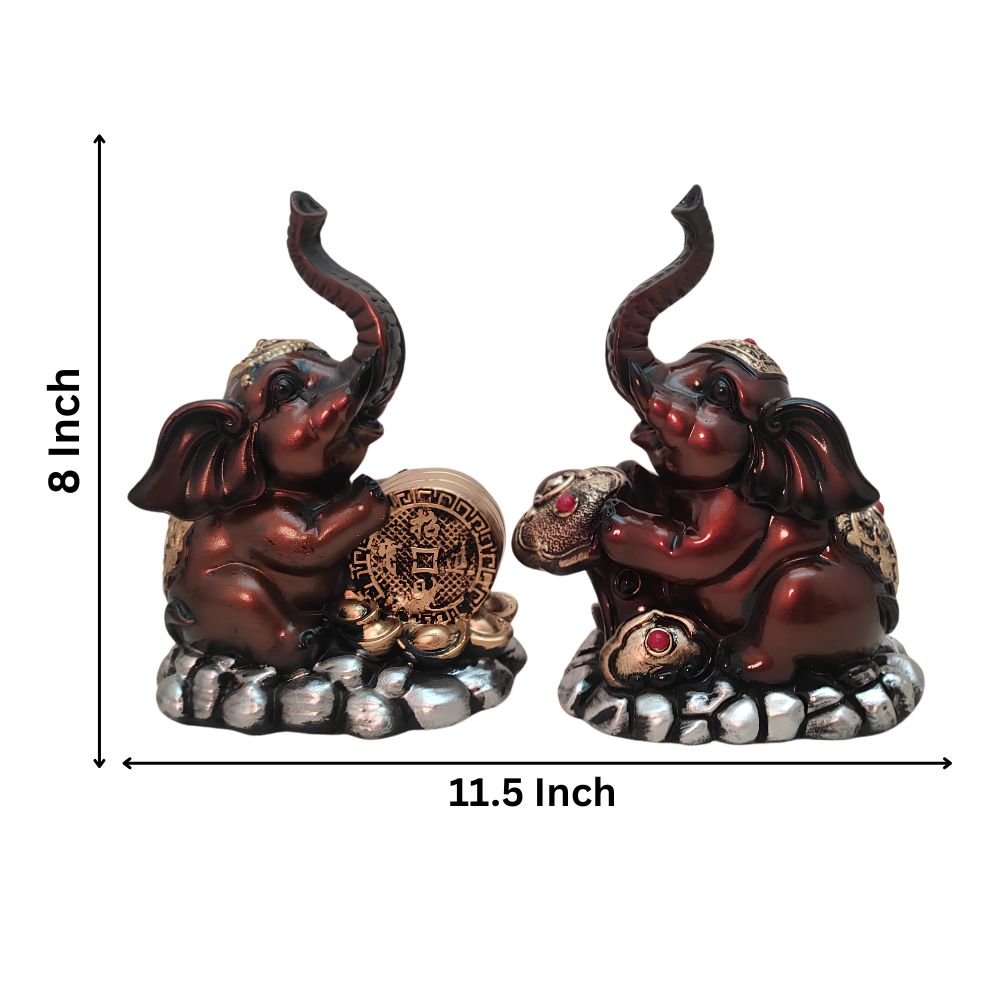 Elephant Statue Wholesalers in Delhi | White Metal Statue Factory