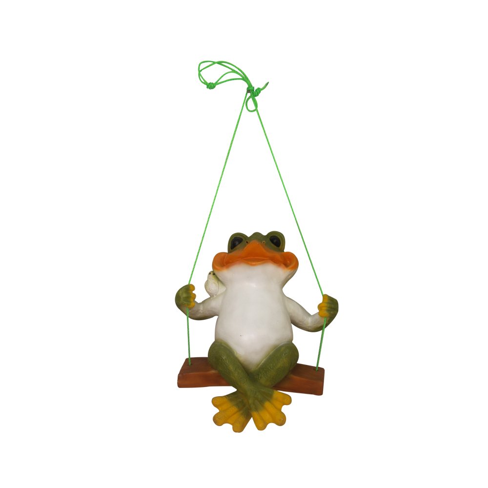 Decorative Hanging Frog Statue Showpiece 11 Inch ( 28 cm )