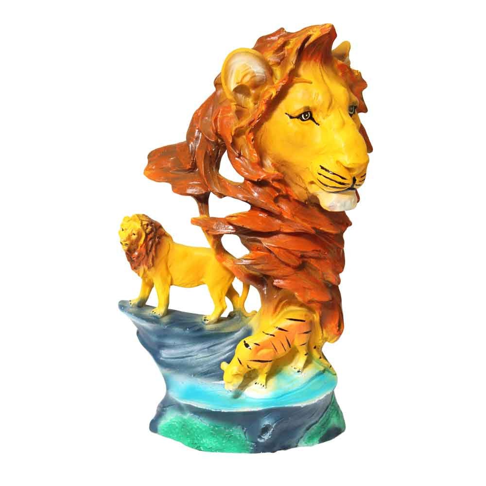 Lion Statue Decorative Showpiece 11.5 Inch ( 29.5 cm )
