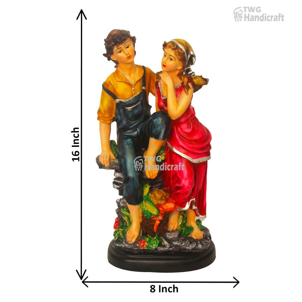 Polyresin Couple Figurine Statue Manufacturers in Pune | Order Direct Factory 