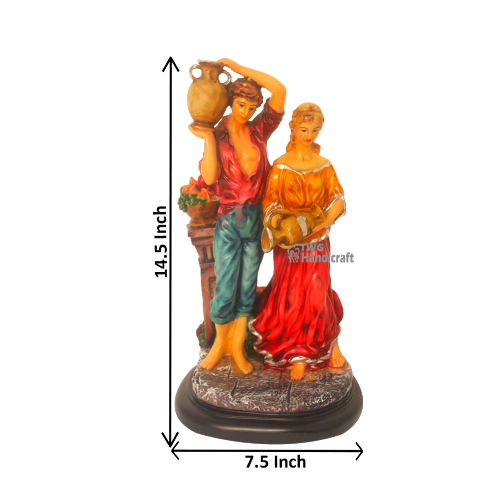 Make & Sell Decorative Couple Statue- TWG Handicraft