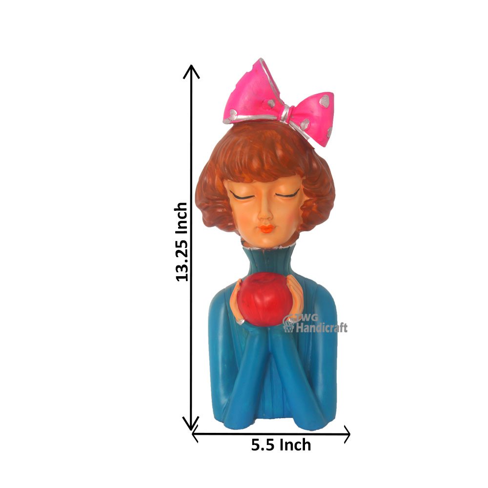 Manufacturer of Decorative Girl Showpiece- TWG Handicraft