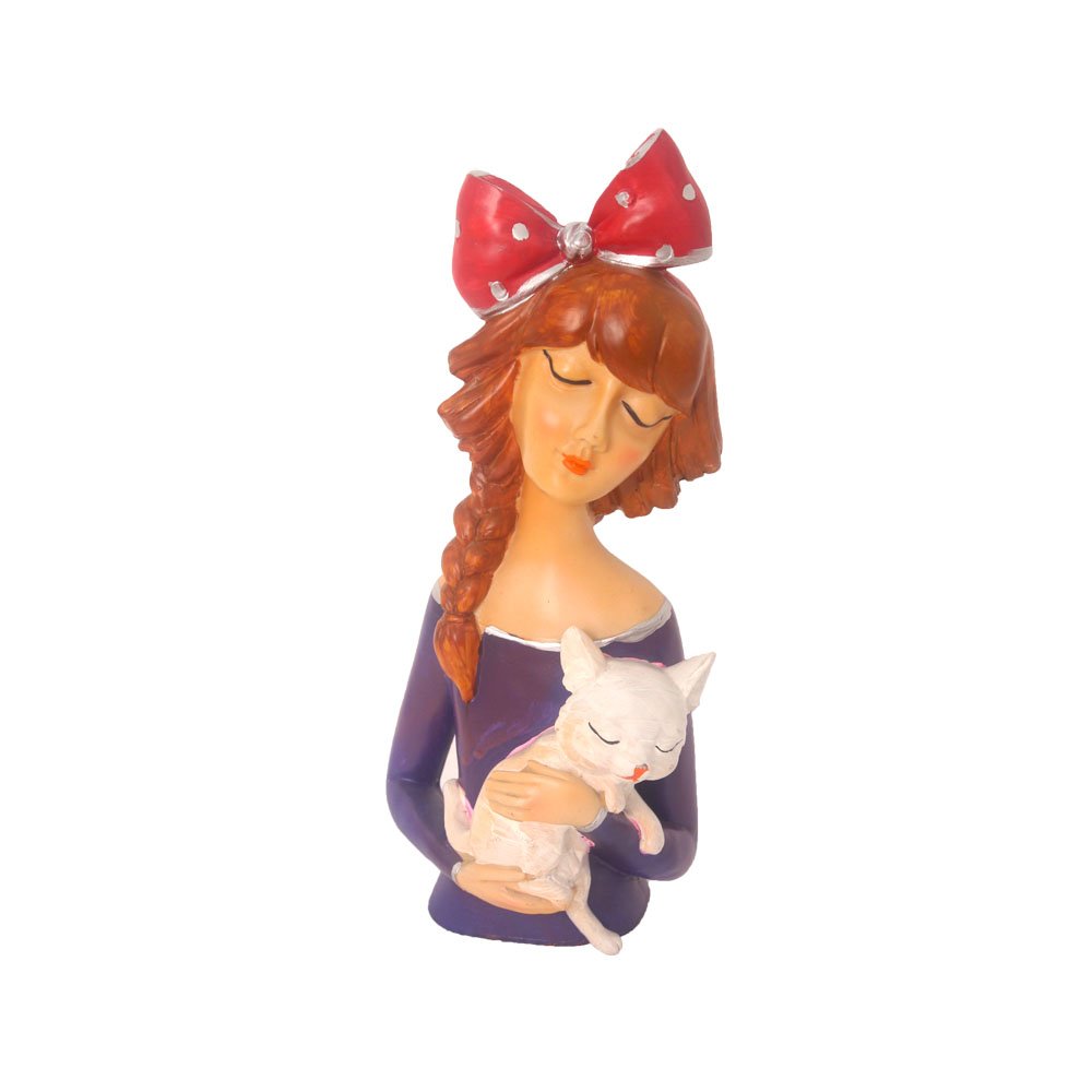 Decorative Girl Statue 13.25 Inch ( 34 cm )