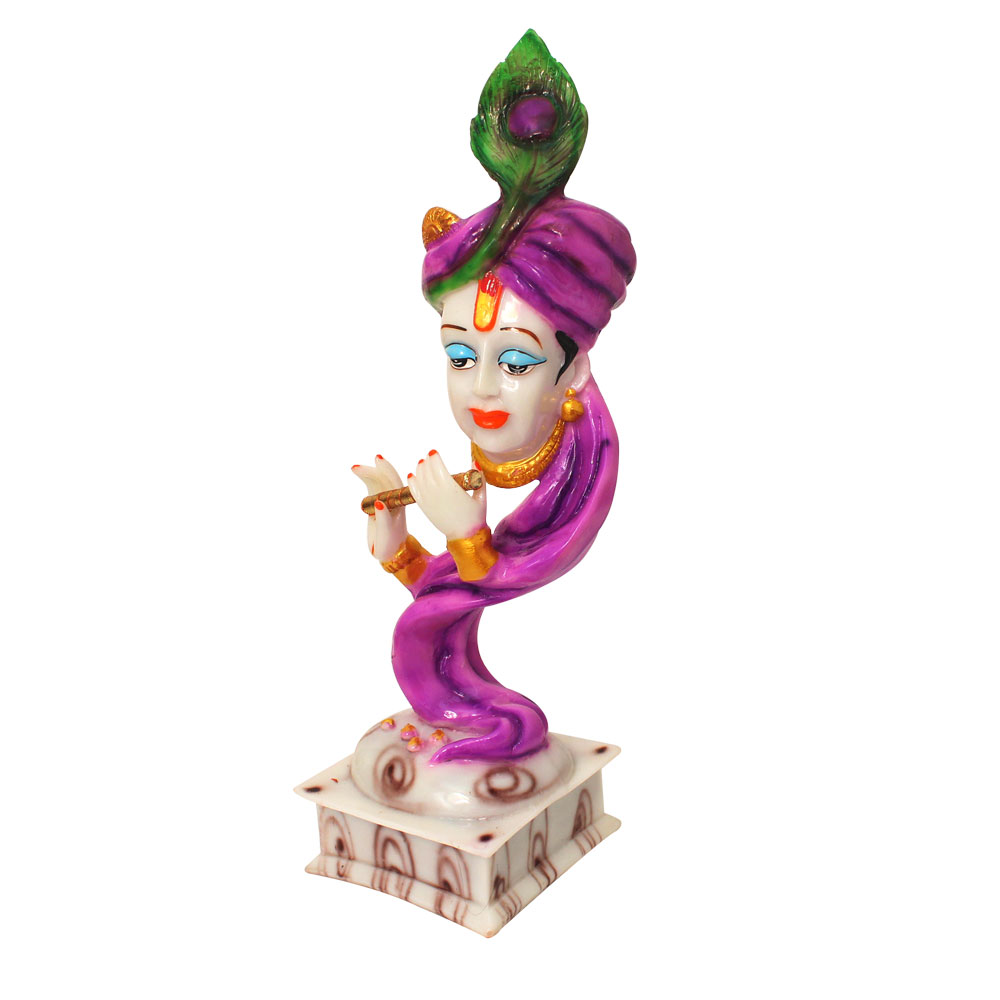 Religious Lord Krishna Statue Murti 15.5 Inch