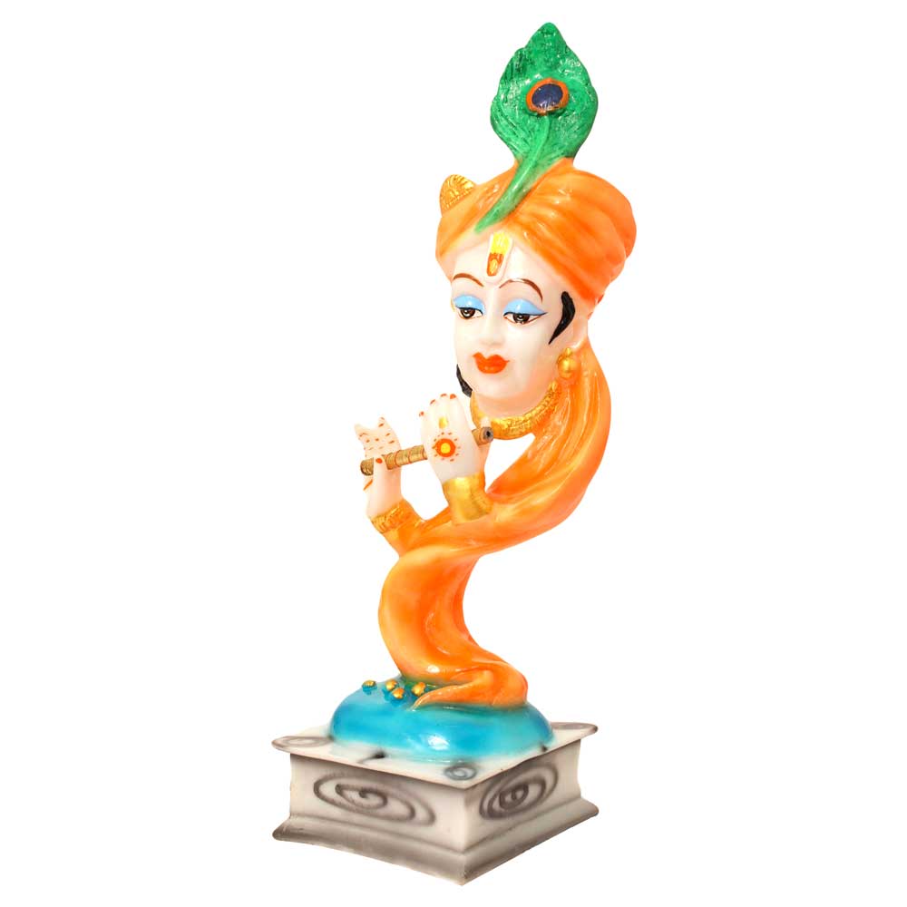Religious Lord Krishna Statue Murti 15.5 Inch