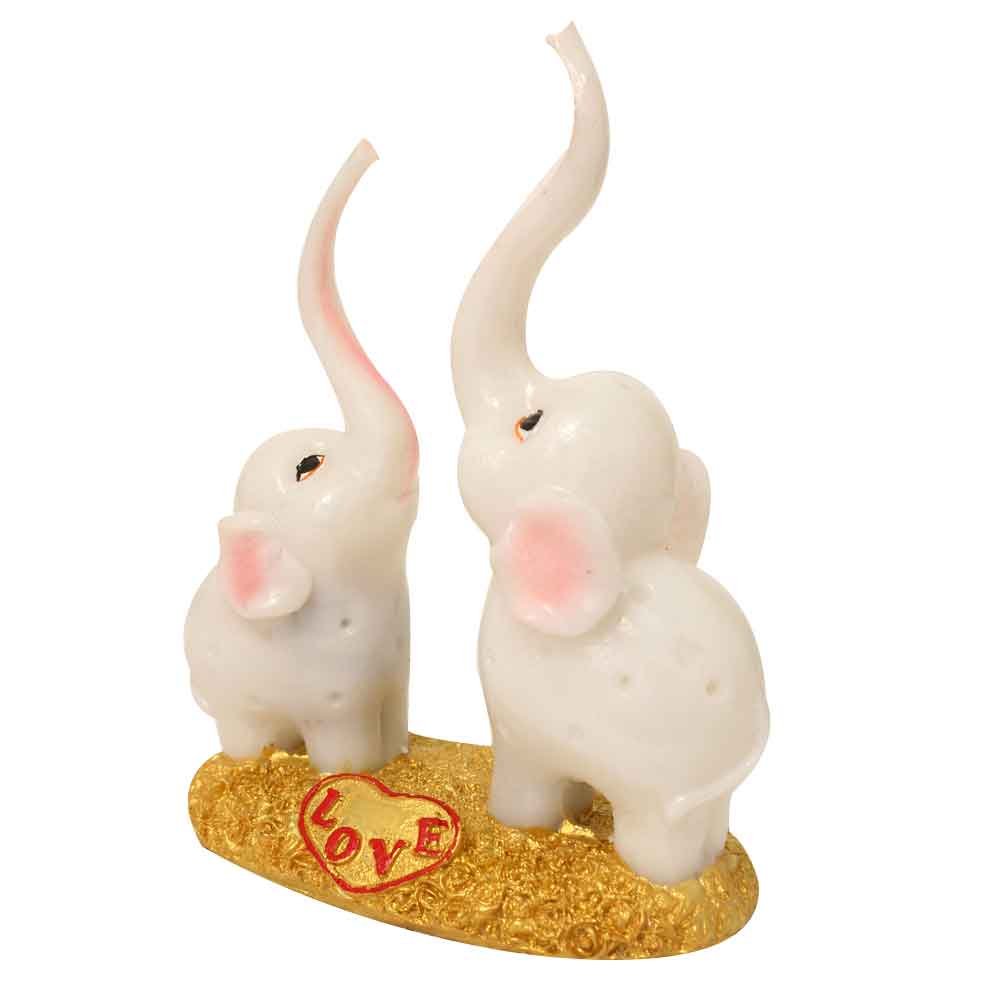 Baby Elephant Statue Showpiece 8.5 Inch ( 22 cm )