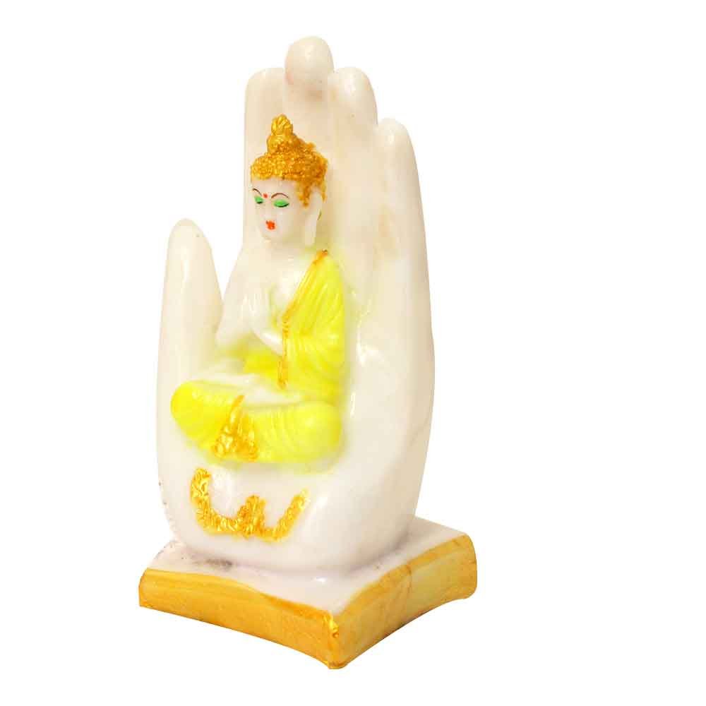 Hand Buddha Idol Showpiece 7.5 Inch ( 19.5 cm )