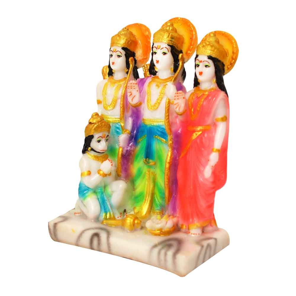 Religious Ram Darbar Statue Murti 8 Inch ( 20.5 cm )
