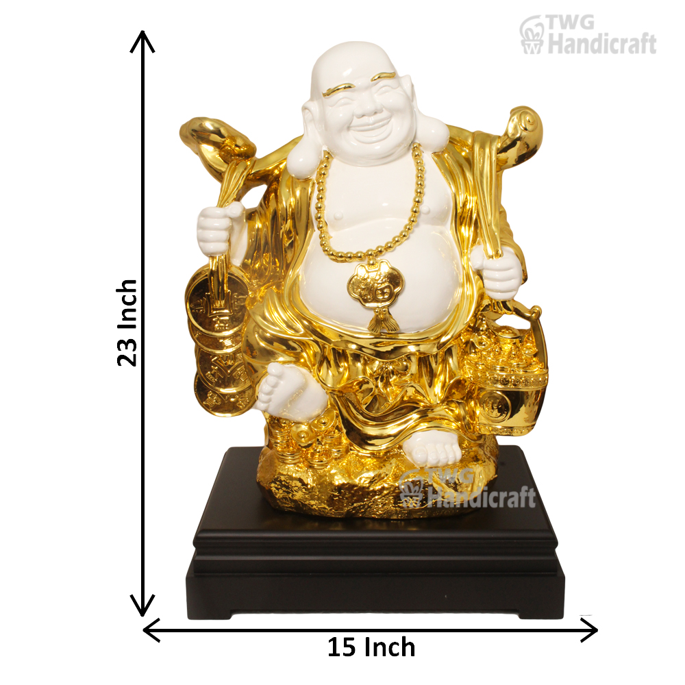 Exporters of Laughing Buddha Statue | Gold Plated Laughing Buddha Statue