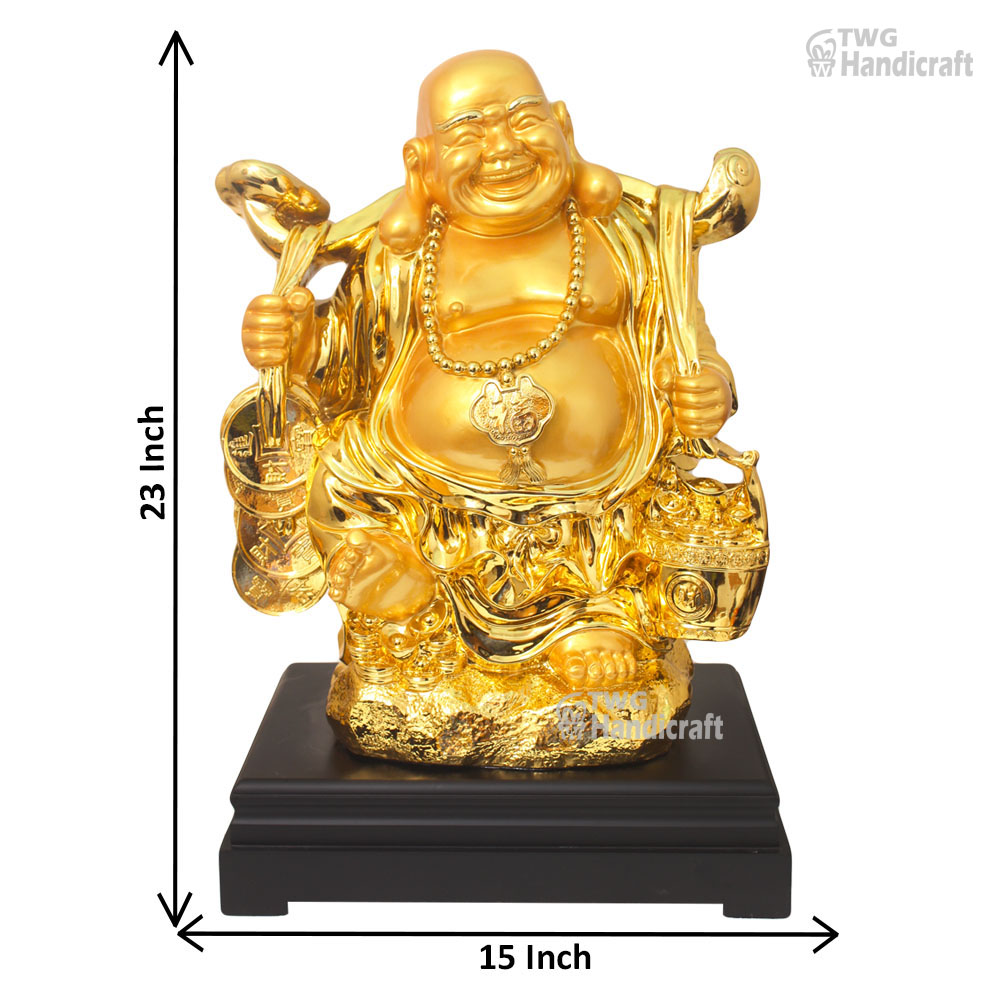 Exporters of Laughing Buddha Statue | Gold Plated Laughing Buddha