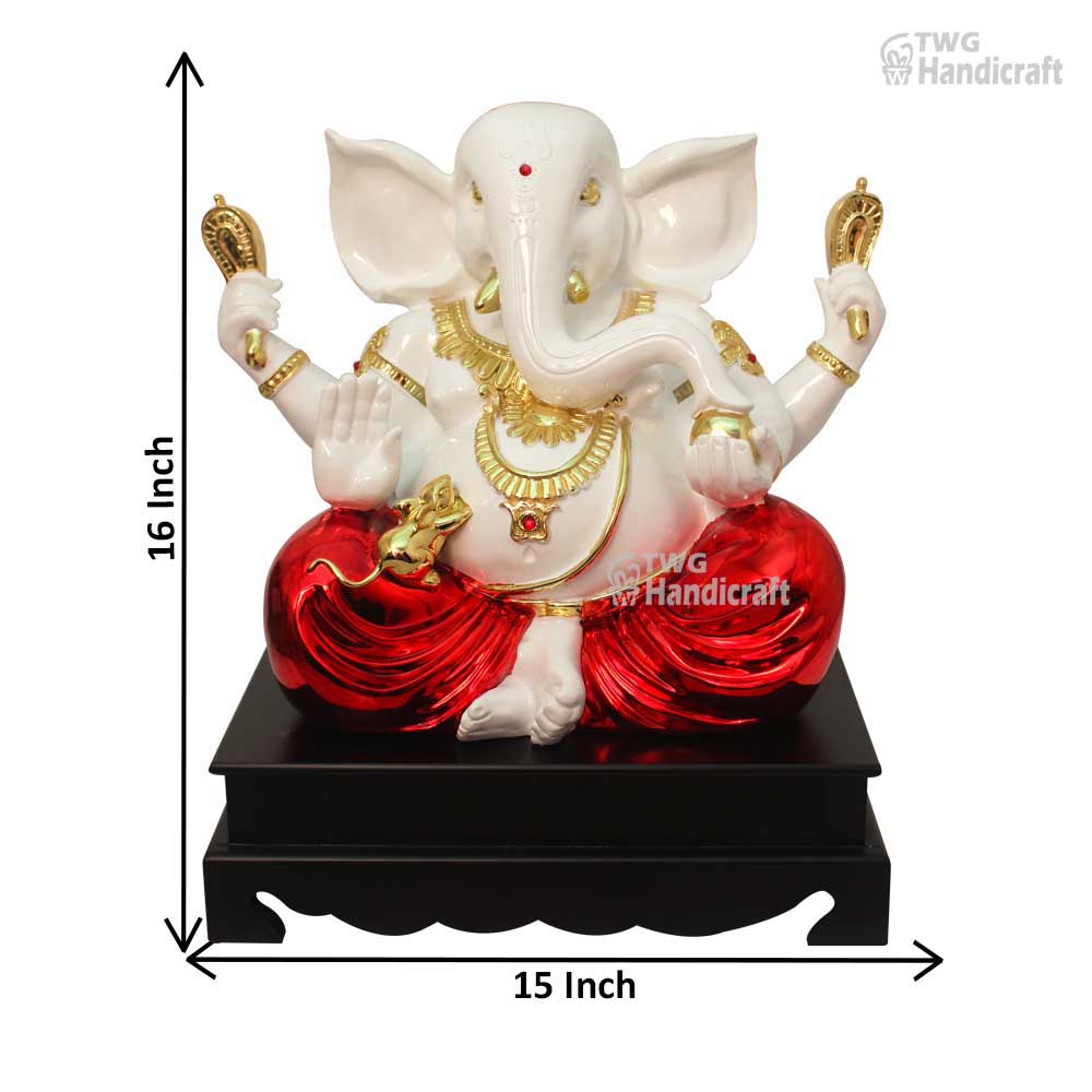 Manufacturer of Gold Plated Ganesh Statue Premium Quality