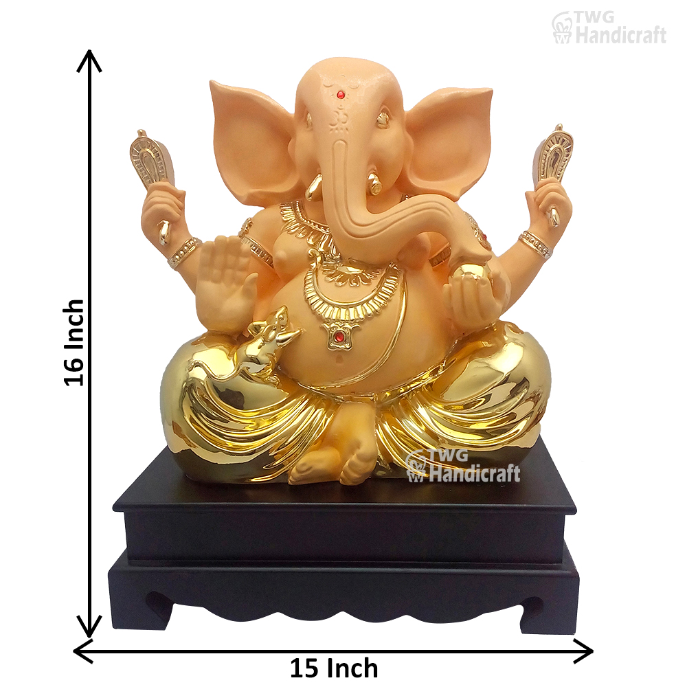 Gold Plated Ganesh Idol Manufacturers in India |Dealers Distributors i