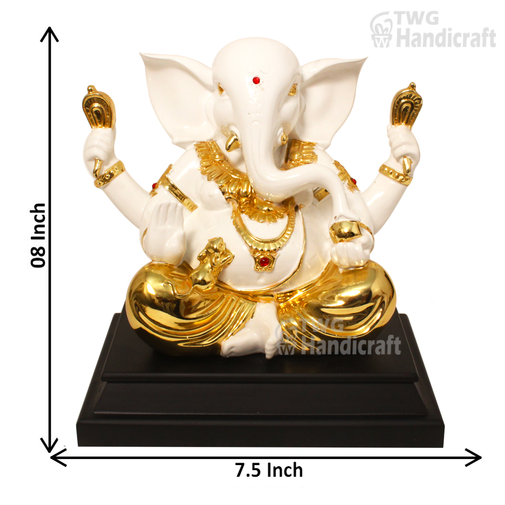 Gold Plated Ganesh Idol Wholesalers in Delhi |Dealers Distributors inv