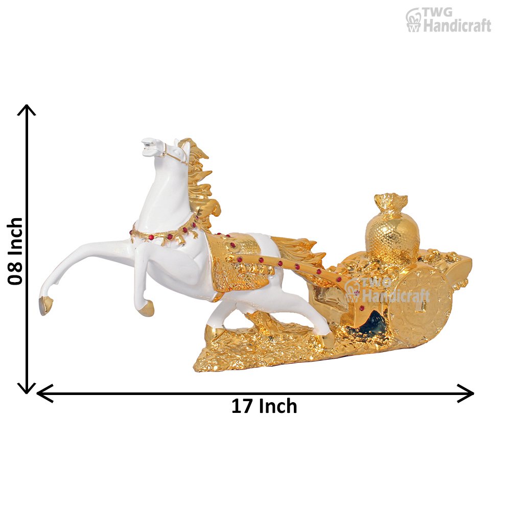Horse Statue Figurine Manufacturers in Delhi | Silver Plated Horse Scu