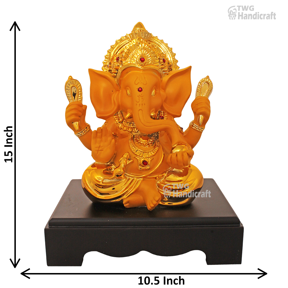 Gold Plated Ganesh Idol Manufacturers in Delhi Corporate Gifts Diwali