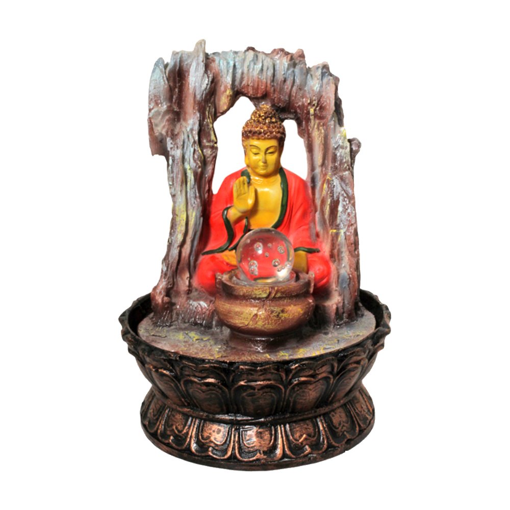 Lord Buddha Water Fountain 11 Inch ( 28 cm )