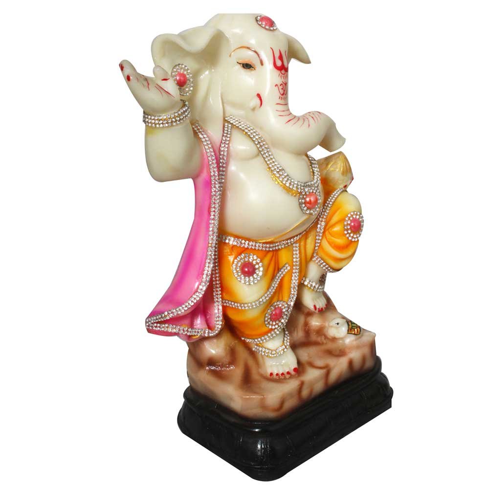 Dancing Ganesha Statue Idol 10.5 Inch ( 27 cm )