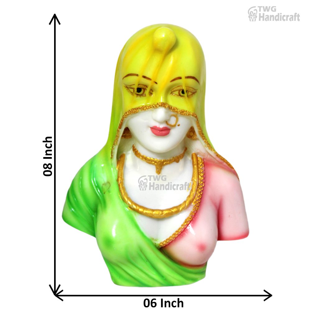 Indian Cultural Statue Manufacturers in India Welcome Lady Handicraft Statue