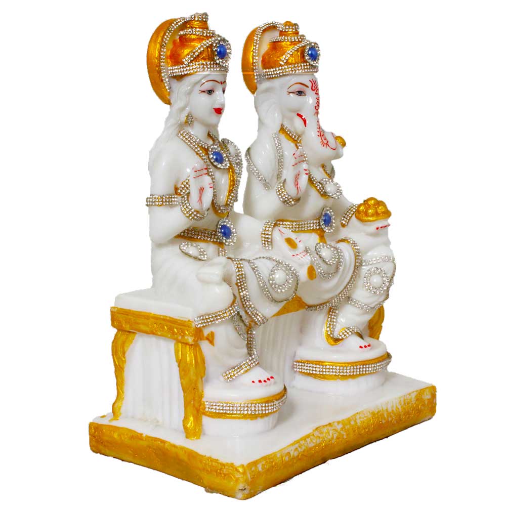 Lord Laxmi Ganesh Idol 11.5 Inch