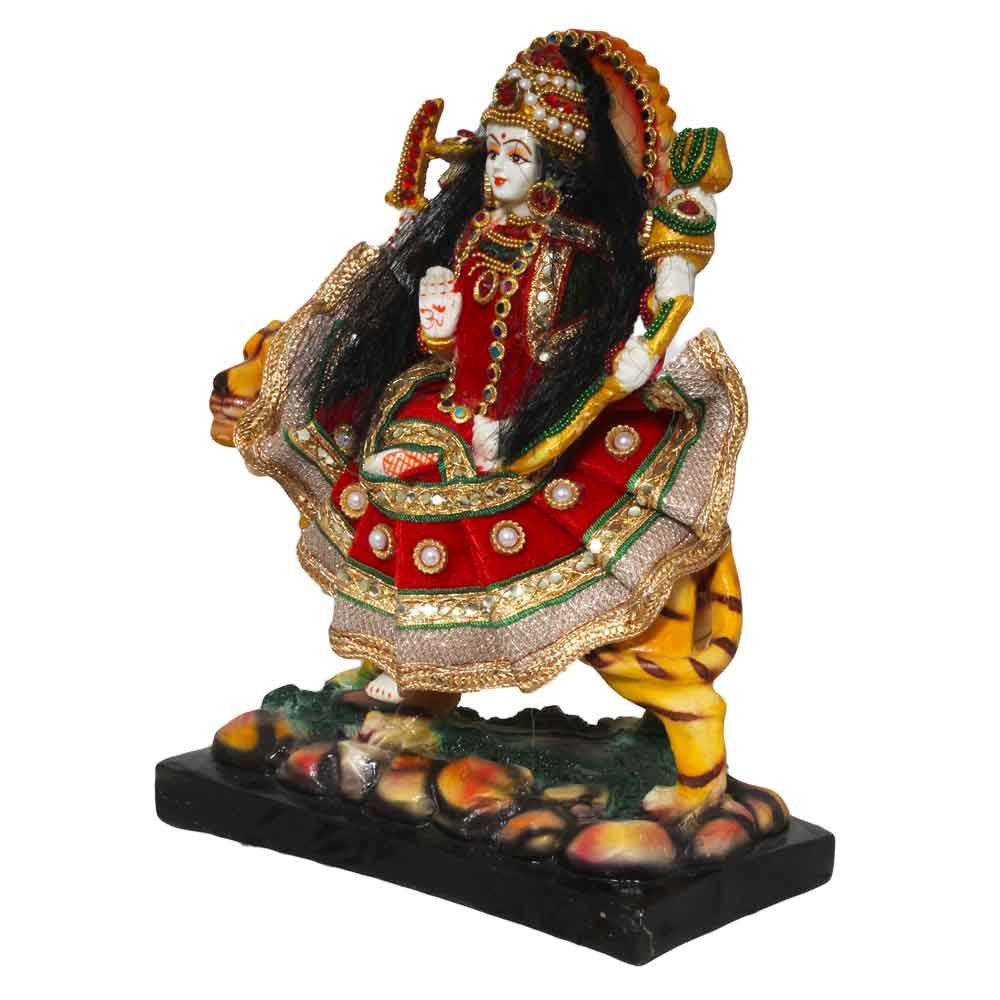 Jarkan Furnished Durga Maa Murti 10 Inch ( 25.5 cm )