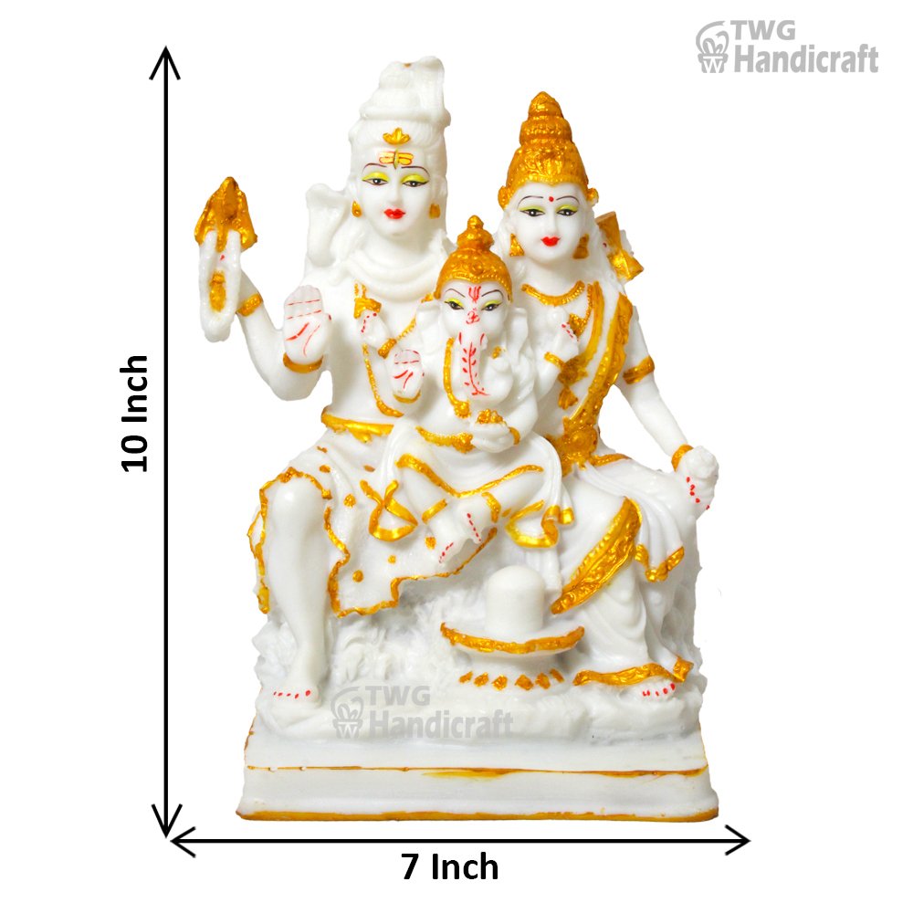 Manufacturer of Shiv Parivar Statue Murti TWG Handicraft - Polyresin Sculptures
