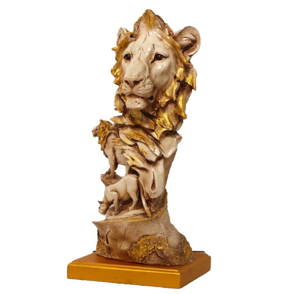 Lion Statue Showpiece 12.5 Inch ( 32 cm )