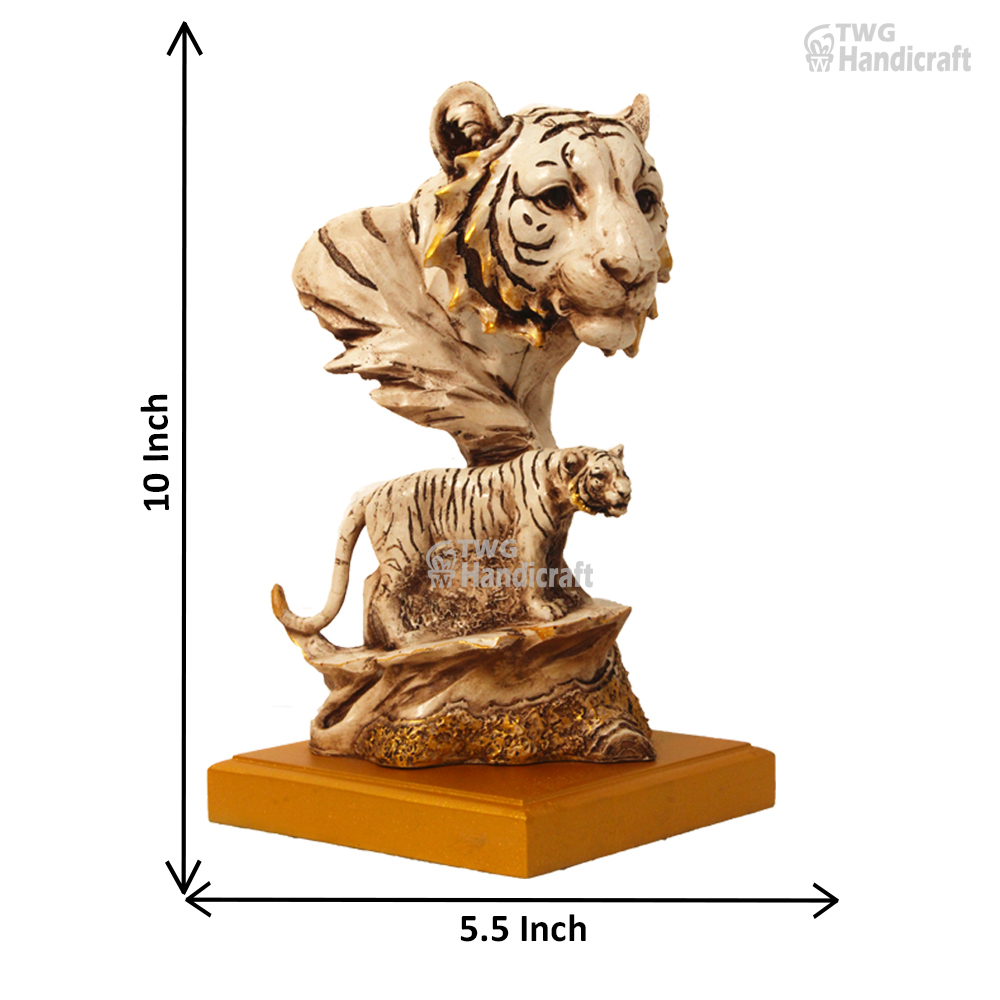 Decorative Lion Statue Showpiece 10 Inch