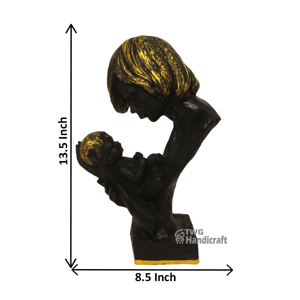 Indian Culture Sculpture Wholesalers in Delhi Baby Mother Showpiece in Bulk