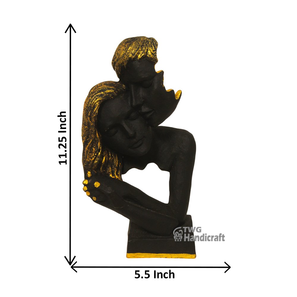 Couple Figurine Showpiece Suppliers in Delhi Gold Plated Couple Statue