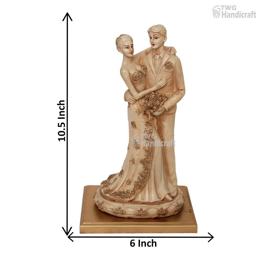 Couple Figurine Showpiece Manufacturers in Mumbai Gold Plated Couple Statue