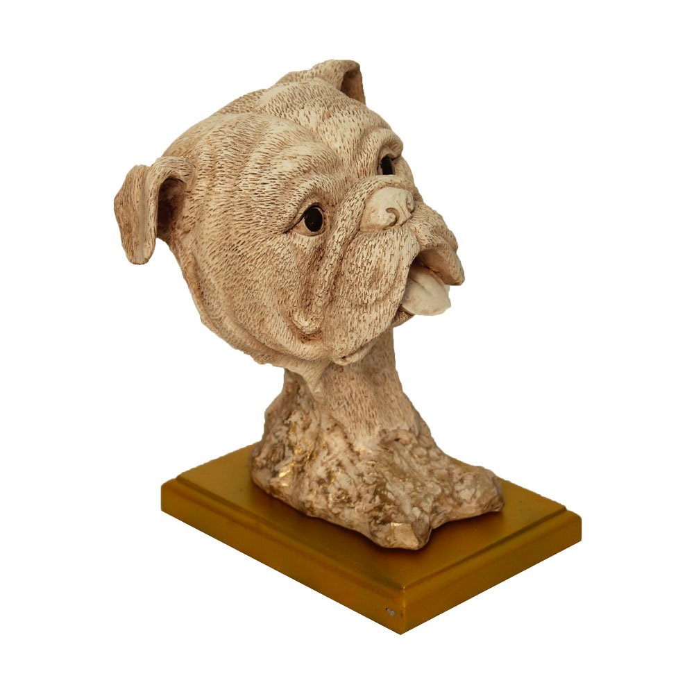 Dog Face Statue Showpiece 7.5 Inch ( 19.5 cm )
