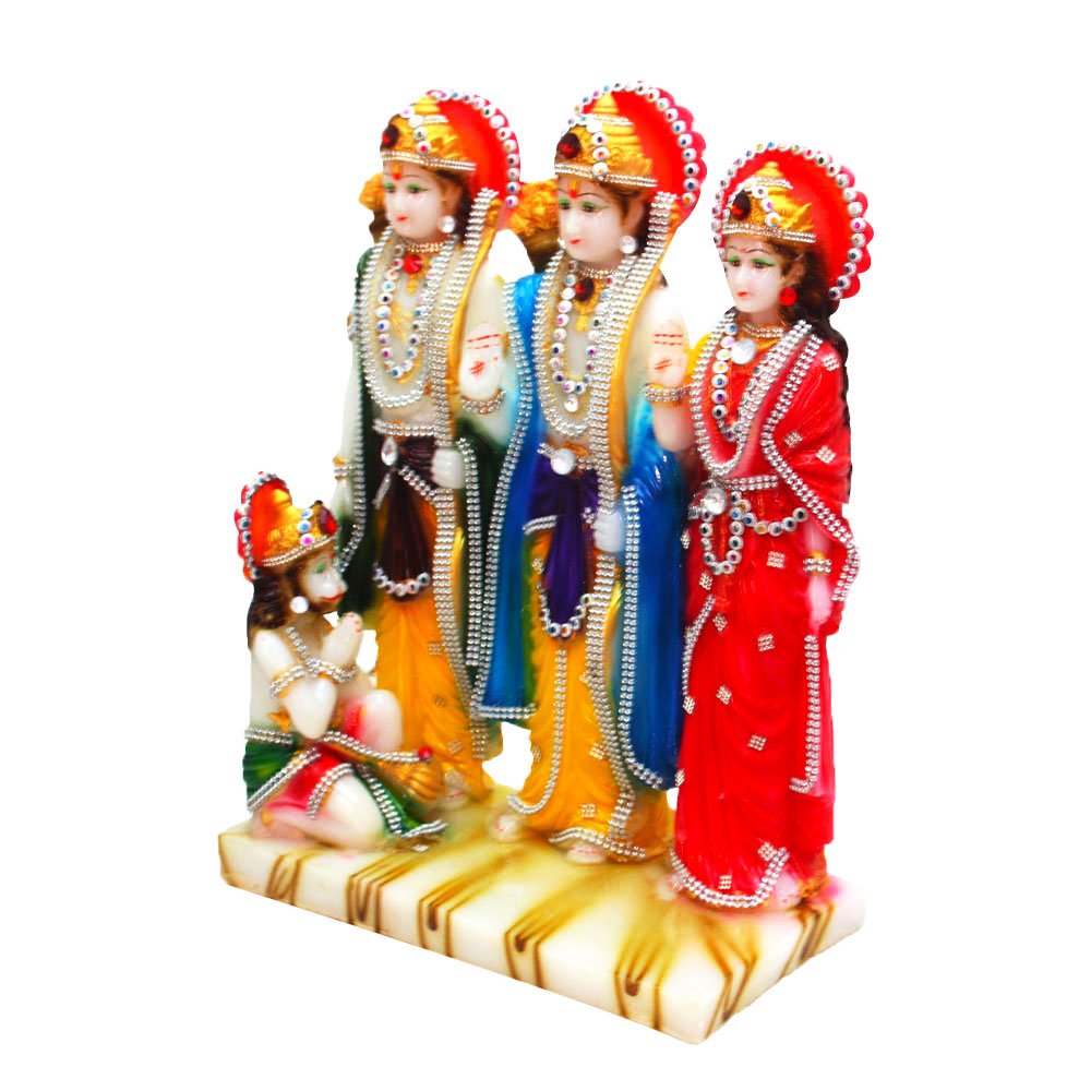 Lord Ram Darbar Statue Idol 15 Inch ( 38.5 cm )