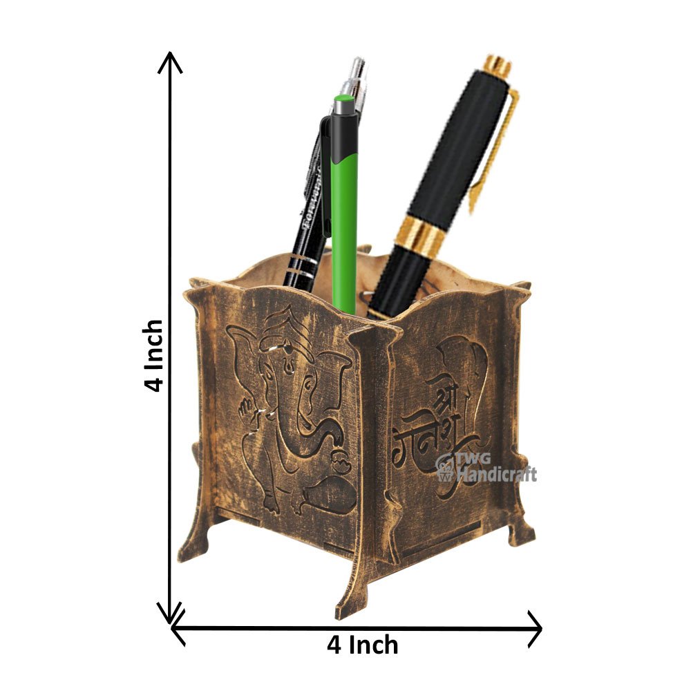 Wooden Pen Stand Wholesalers in Delhi | factory rate Gifts Online