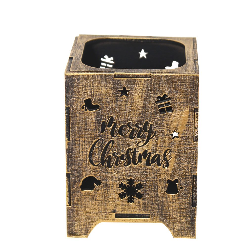 Christmas Tree Pen Stand Wooden Mdf 4 Inch ( 10.5 cm )