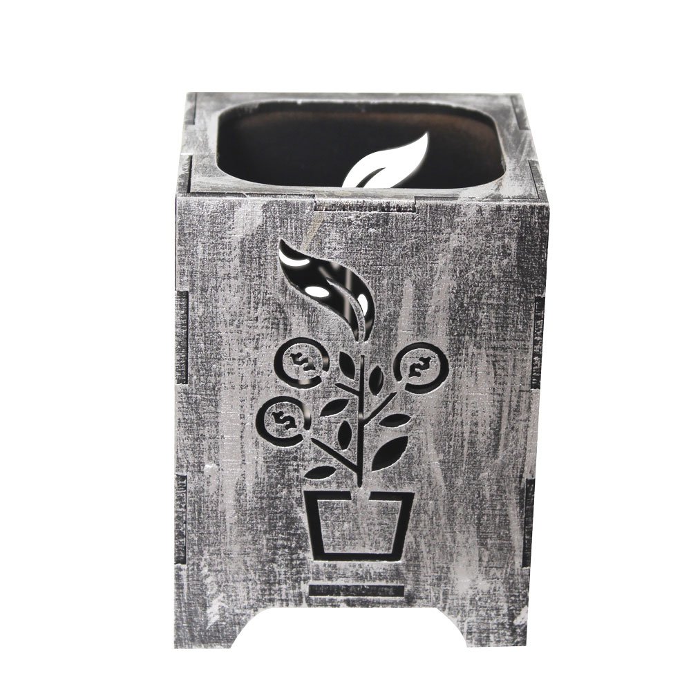 Handicraft Quotes Pen Stand Wooden Mdf 4 Inch ( 10.5 cm )