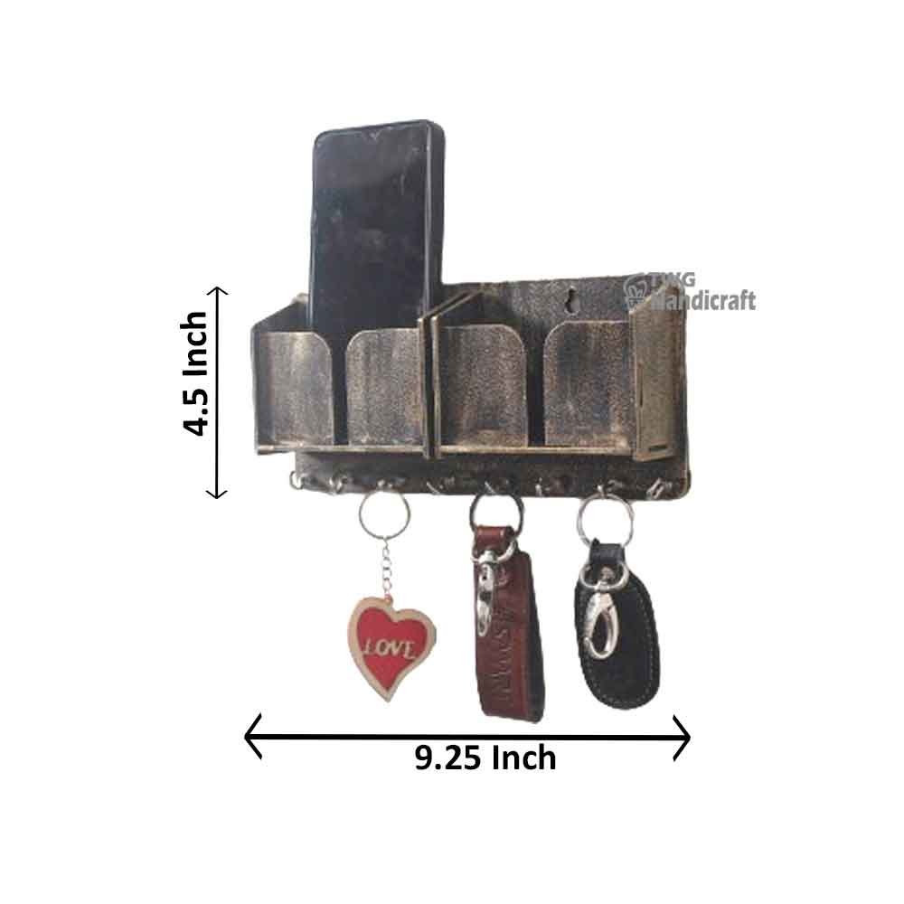 Wooden Mdf Key Holder 9.25 inch ( 23.5 cm )