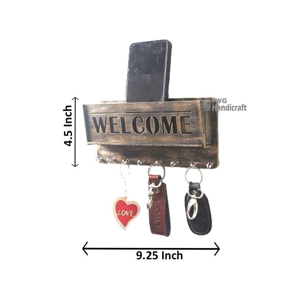 Welcome Key Holder Wooden Mdf 9.25 inch ( 23.5 cm )
