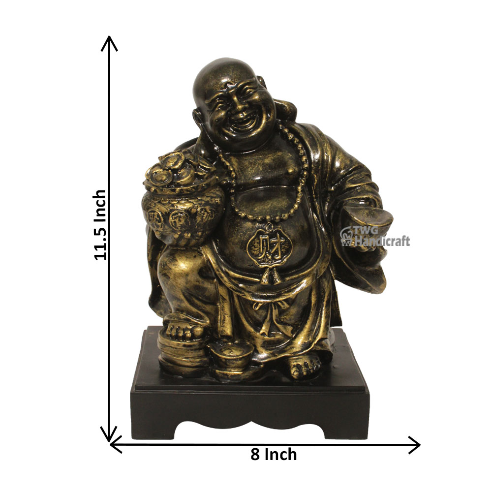 Exporters of Laughing Buddha Statue Export Quality Gold Plated Statue