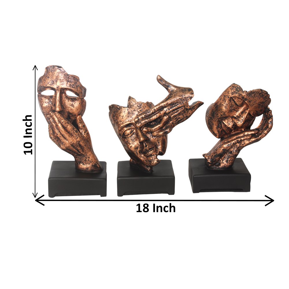 Decorative Figurines Manufacturers in Mumbai |Modern Face Art Statue