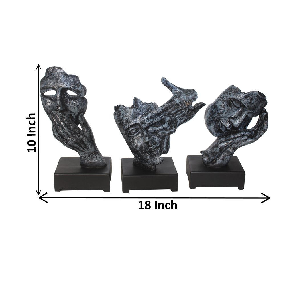 Exporters of Decorative Figurines |Modern Face Art Statue