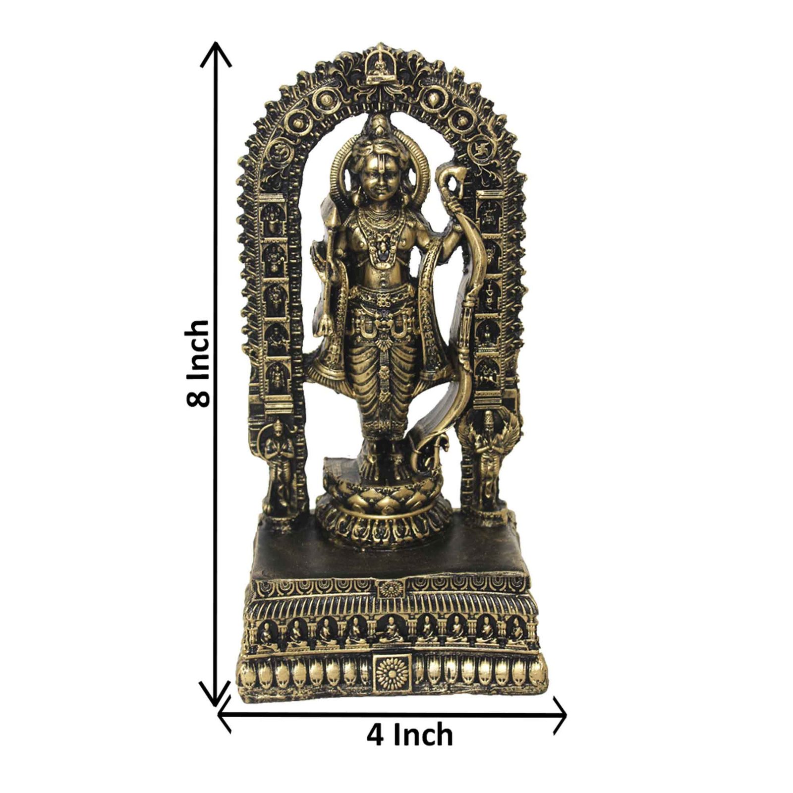 Ayodhya Ram Lalla Showpiece Statue 8 Inch ( 20.5 cm )