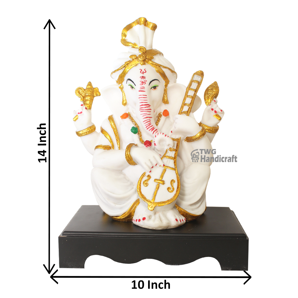 Exporters of Marble Look Ganesh Statue TWG Handicraft